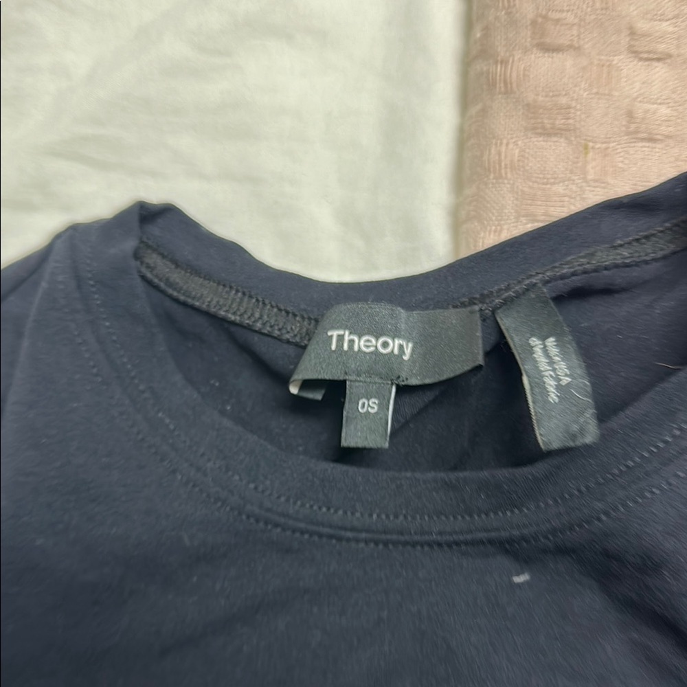 Theory Black Short Sleeve Tee